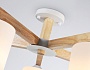TR83113/5 WH/LW белый/светлое дерево E27/5 max 40W D700*325
