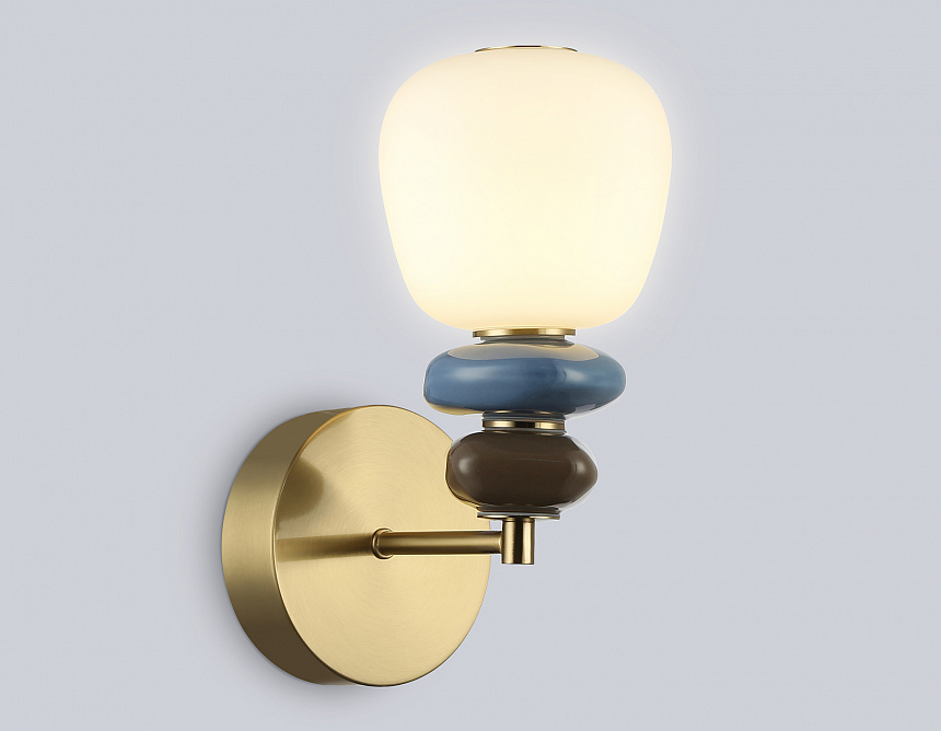 LH53168 SB/WH бронза/белый 8W 3000K 140*225*300