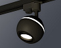 XT1102021 SBK/PBK черный песок/черный полированный MR16 GU5.3 LED 3W 4200K (A2521, C1102, N7002)