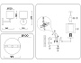 LH56015 BS/FR латунь/белый матовый E14 max 40W 190*120*220