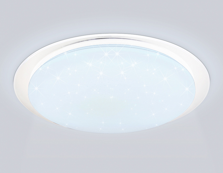 FZ770 WH белый IP20 42W 3000-6500K+RGB 450*55 (ПДУ ИК)