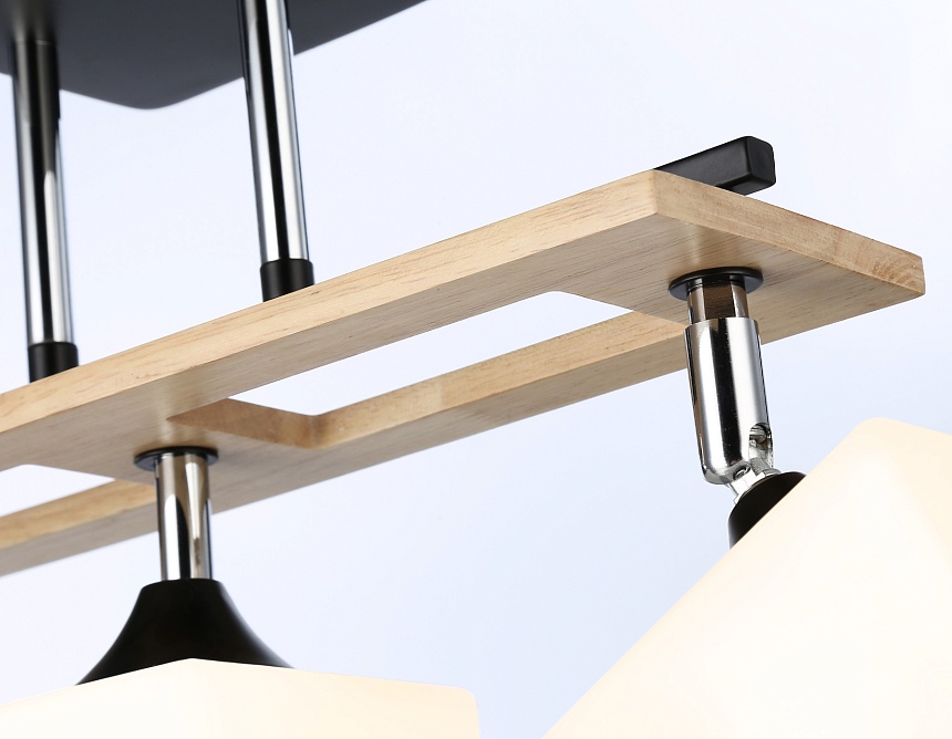 TR9507/3 BK/CH/FR черный/хром/белый матовый E27/3 max 40W 620*100*290