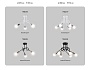 TR80419/6 BK/GD черный/золото E27/6 max 60W D690*370