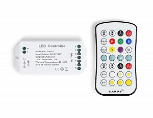 GS11501 контроллер RGB+CCT 12A 12V 144W/ 24V 288W (ПДУ Радио 2.4G CR2025)