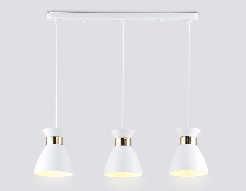 TR8466/3 WH/FGD белый/золото E27/3 max 60W 550*135*1000