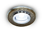 S290 BK хром/агат/MR16+3W(LED WHITE)