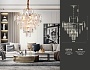 TR5233/12 SGD/CL/FR золото/прозрачный/белый матовый E27*12 max 40W D600*610