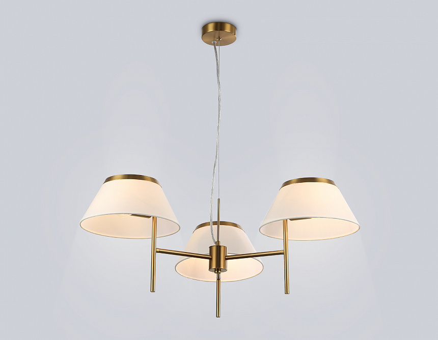 LH72471/3 BS/WH латунь/белый Е14/3 max 40W D800*290-1080