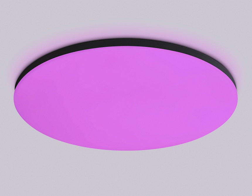 FZ2006 BK черный IP54 30W 3000K-6500K+RGB Wi-Fi Алиса/Tuya/Smart Home/Alexa D450*60 (ПДУ ИК)