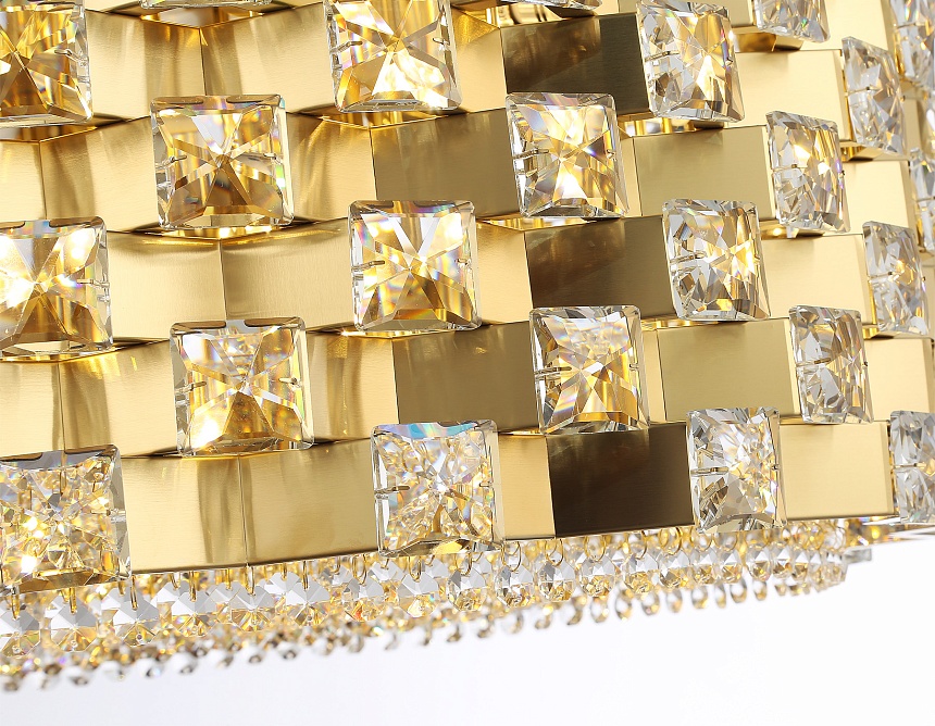 LH41009/18 BS/CL латунь/прозрачный E14*18 max 40W D700*320