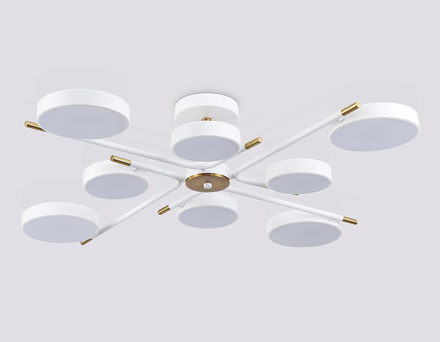 FL516338/8 WH/CP белый/медь 120W 3000-6000K D850*170 (без ПДУ) FL516338/8 WH/CP белый/медь 120W 3000-6000K D850*170 (без ПДУ)