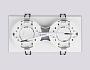 TN52423/2 WH/FR белый/белый матовый GX53 max 12W 210*105*45