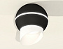 XS1102043 SBK/FR черный песок/белый матовый MR16 GU5.3 LED 3W 4200K (C1102, N7175)