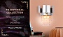 TR5250/2 SL/CL серебро/прозрачный E14/2 max 40W 270*240*150