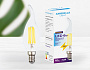 202215 Filament LED C37L-F 6W E14 4200K (60W)