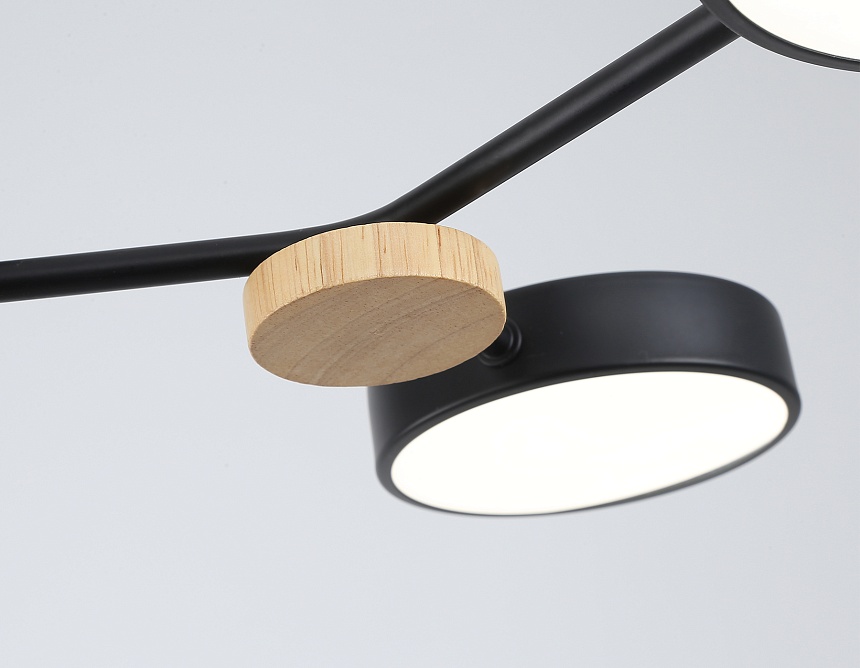 FL4860/4 BK/WD черный/дерево 60W 3000-6000K 700*400*120 (без ПДУ)