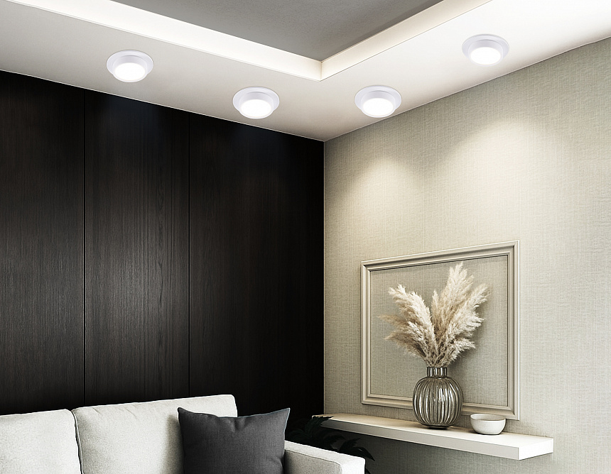 TN6733 WH белый IP44 GX53 D110*57