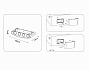ST4461/8 WH белый IP65 LED 4200K 8W 210*80*46
