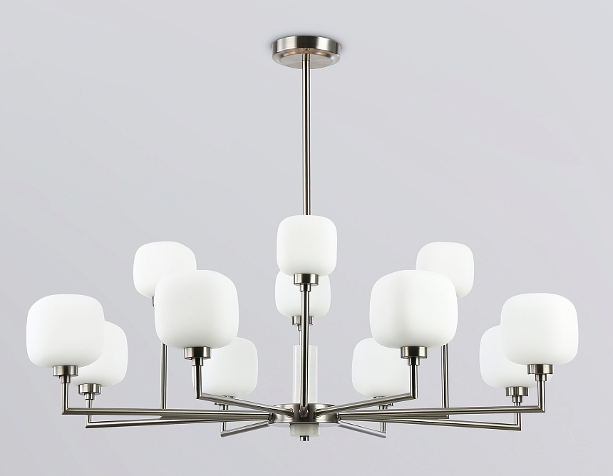 LH53005/12 SN/FR сатин никель/белый матовый G9*12 max 40W D910*680