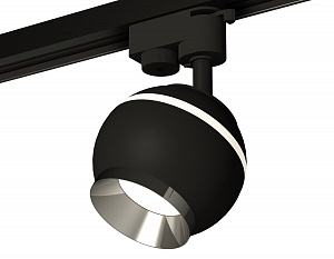 XT1102003 SBK/PSL черный песок/серебро полированное GU5.3 LED 3W 4200K (A2521, C1102, N7032)