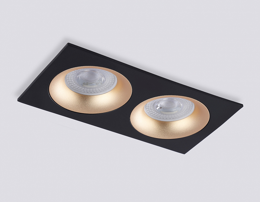 TN102735/2 BK/GD черный/золото GU5.3 175*92*23 TN102735/2 BK/GD черный/золото GU5.3 175*92*23