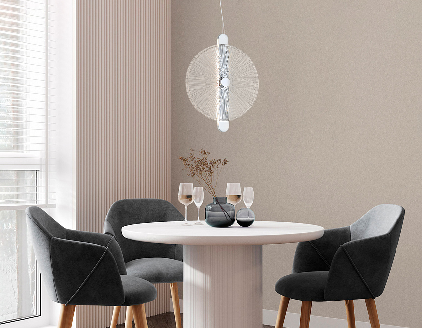 LH31145 СH/CL хром/прозрачный 13W 3000K 280*60*350