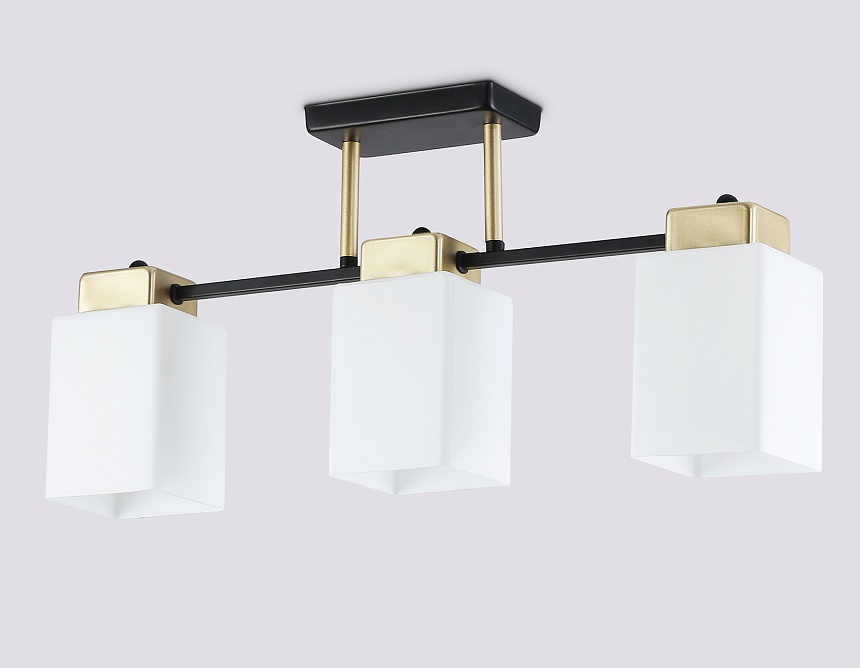 TR303046/3 BK/GD черный/золото E27/3 max 60W 540*100*270