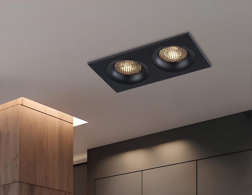 TN102734/2 BK черный GU5.3 175*92*23