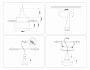 TN1303 BK/FR черный/белый матовый MR16 GU5.3 D80*42