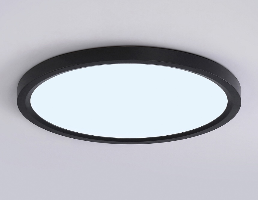 FZ1908 BK черный IP54 35W 3000K-6500K CCT-переключатель D450*25 (Без ПДУ) FZ1908 BK черный IP54 35W 3000K-6500K CCT-переключатель D450*25 (Без ПДУ)