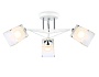 TR303071/3 WH/CH/FR белый/хром/белый матовый E27/3 max 40W D560*250