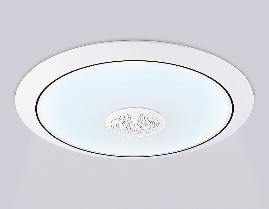 FZ720 WH белый IP20 52W 3000-6500K+RGB Music 450*65 (ПДУ ИК)