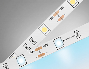 GS1803 5050 30Led/ 7.2W m/ 12V IP20 6500K/ 5000*10*1.87mm (2 конт.)