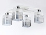 TR303205/4 WH/CH/SM/FR белый/хром/дымчатый/белый матовый E27*4 max 60W 370*370*200