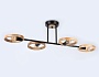 TR8248/4 BK/LWD черный/светлое дерево E27/4 max 40W 840*360*220