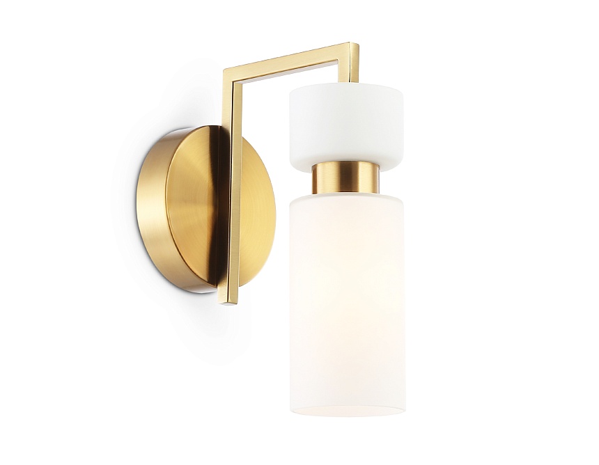 LH56130 BS/FR латунь/белый матовый E14 max 40W 150*100*210