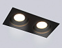 TN102760/2 BK черный IP20 GU5.3/2 200*100*32