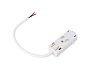 GL1101 WH белый ввод питания для шинопровода Magnetic 220V IP20 200*28.5*18