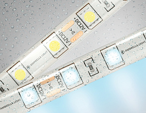 GS2103 5050 60Led/ 14.4W m/ 12V IP65 6500K/ 5000*10*2.87mm (2 конт.)