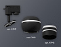XT1102065 SBK/FR черный песок/белый матовый MR16 GU5.3 LED 3W 4200K (A2521, C1102, N7142)