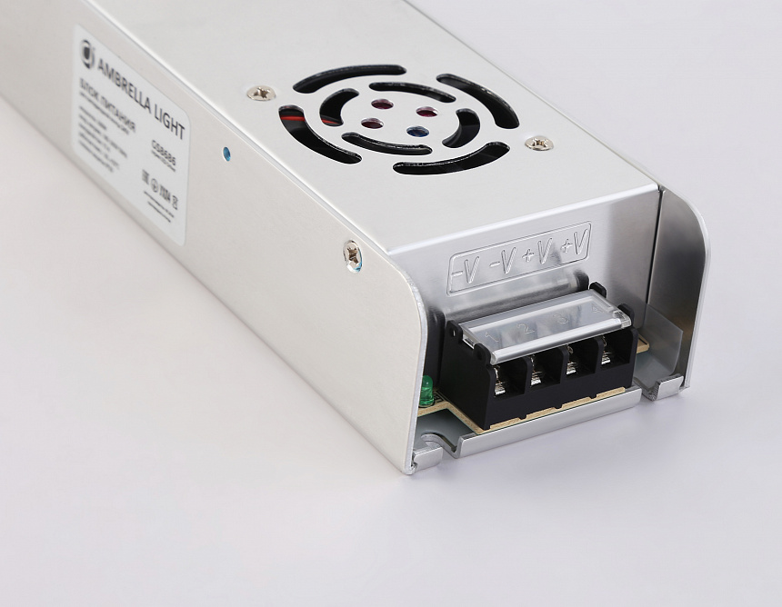 GS8686 блок питания 24V 360W 15A IP20 185-260V EMC 223*67*40