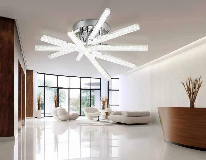 FA8895 CH хром 65W 3000K-6400K 600*580*190 (ПДУ РАДИО 2.4G)