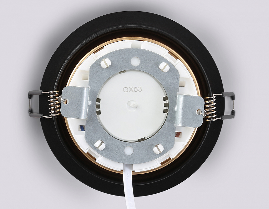 TN52334 SBK/SGD черный песок/золото песок GX53 max 12W D115*25