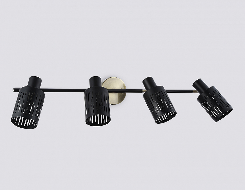 TR8670/4 BK/SB чёрный/бронза E14/4 max 60W 760*100*190