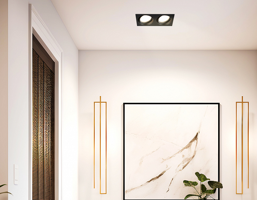 TN6661/2 BK черный IP44 GX53/2 220*110*48 TN6661/2 BK черный IP44 GX53/2 220*110*48