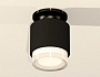 XS7511065 SBK/PBK/FR черный песок/черный полированный/белый матовый MR16 GU5.3 (N7926, C7511, N7160)