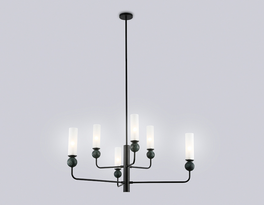 LH53274/6 BK/WH черный/белый E14*6 max 40W D1050*1445