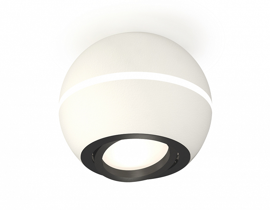 XS1101021 SWH/PBK белый песок/черный полированный MR16 GU5.3 LED 3W 4200K (C1101, N7002)