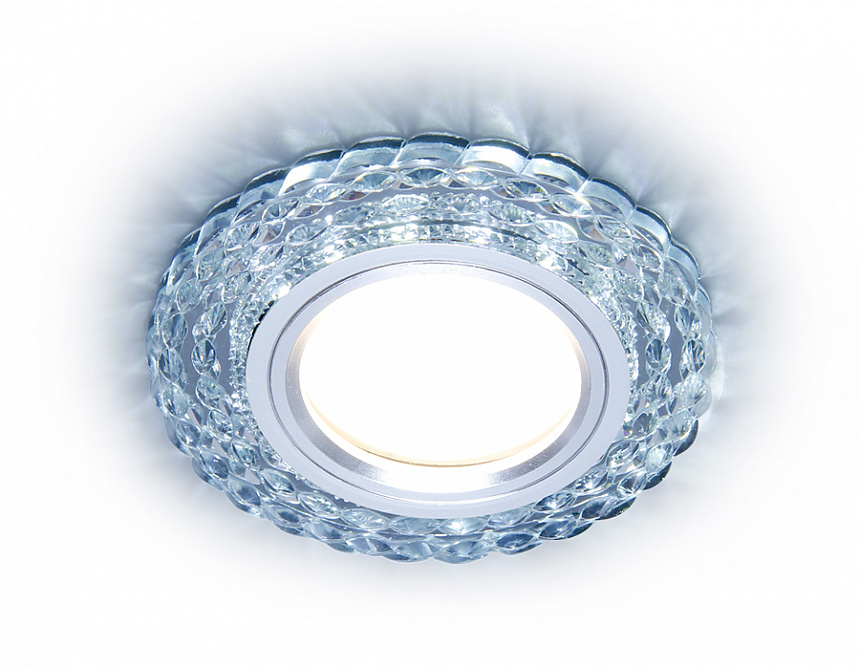 S287 CL прозрачный GU5.3+3W(LED WHITE) D90*25
