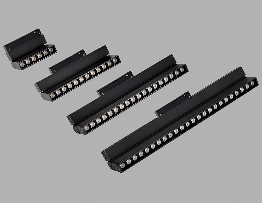 GL8090 BK черный IP20 9W 3000-6000K 220V 24° 220*25*138